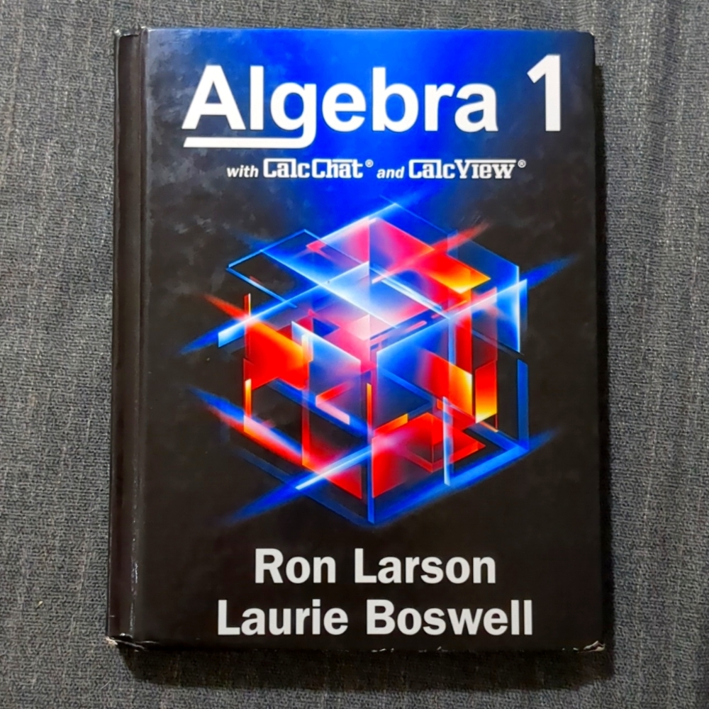 Algebra 1 with Calcchat and Calcview textbook